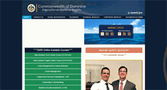 Desktop Screenshot of dominica-registry.com